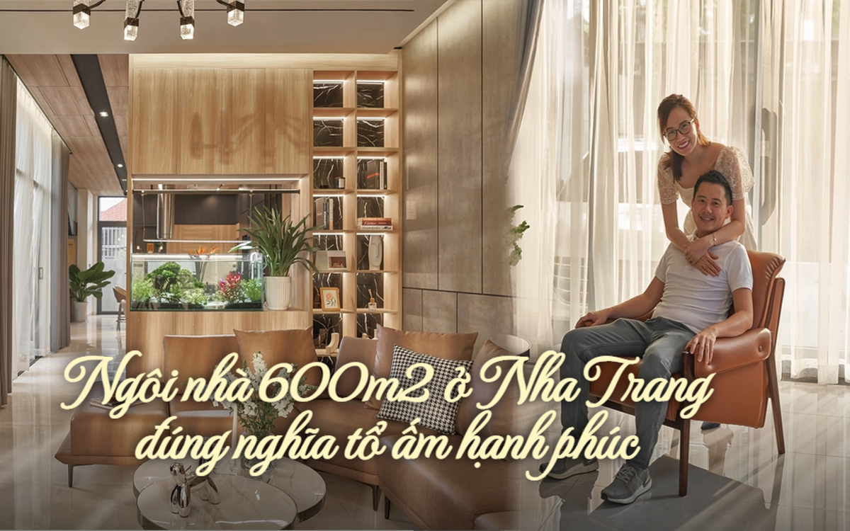 Ngôi nhà 600m2 ở Nha Trang vừa tiện nghi, vừa tràn ngập ánh sáng, đúng ...