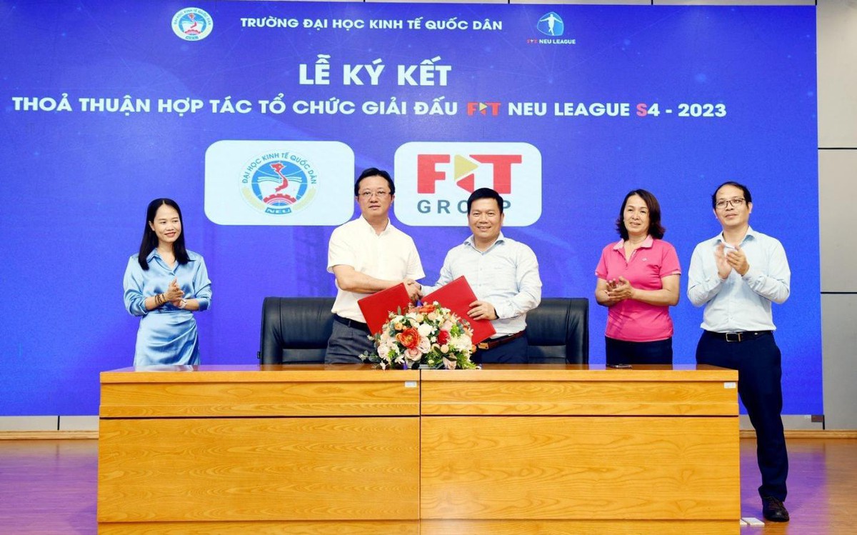 Tập đoàn F.I.T chính thức bảo trợ cho giải bóng đá FIT NEU League