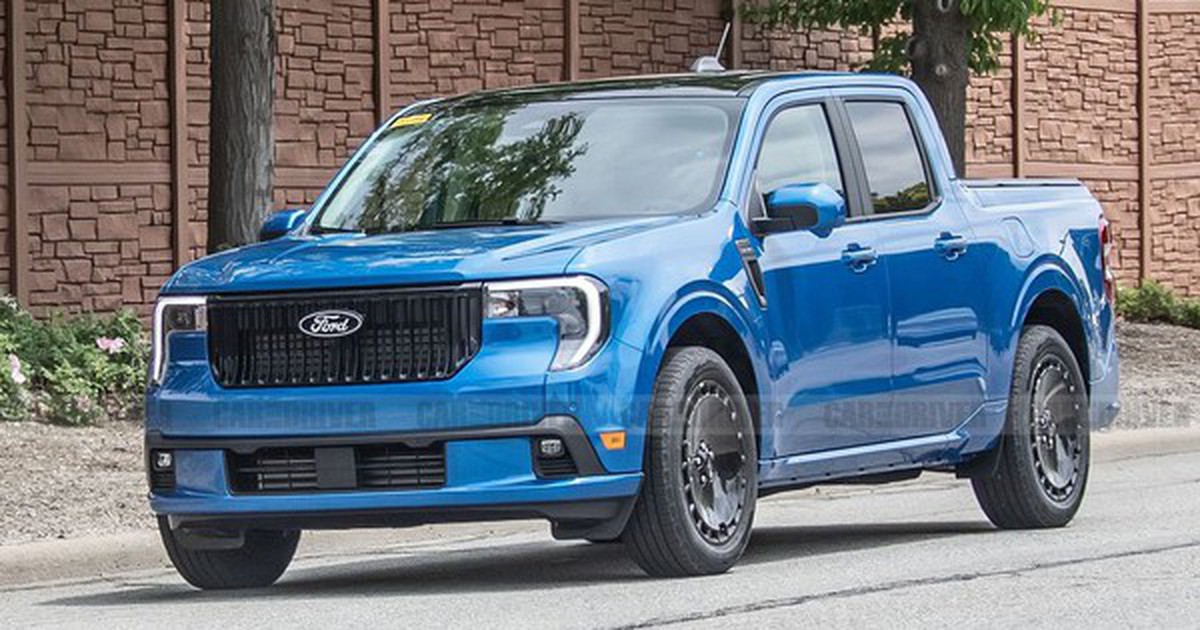 Đàn em Ford Ranger lộ bản mới ‘trần trụi’ trên đường: Logo mới, đầu xe ...