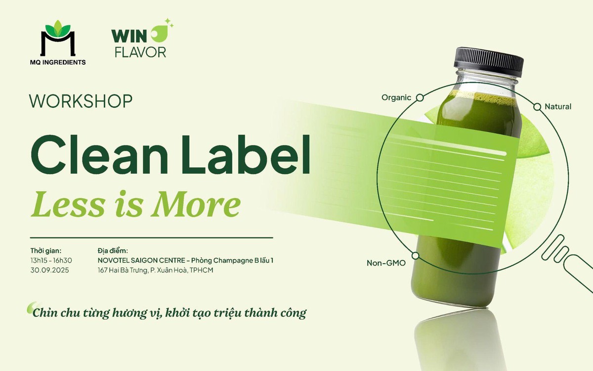 Clean Label - Less is more: Từ xu hướng tiêu dùng đến lợi thế cạnh ...