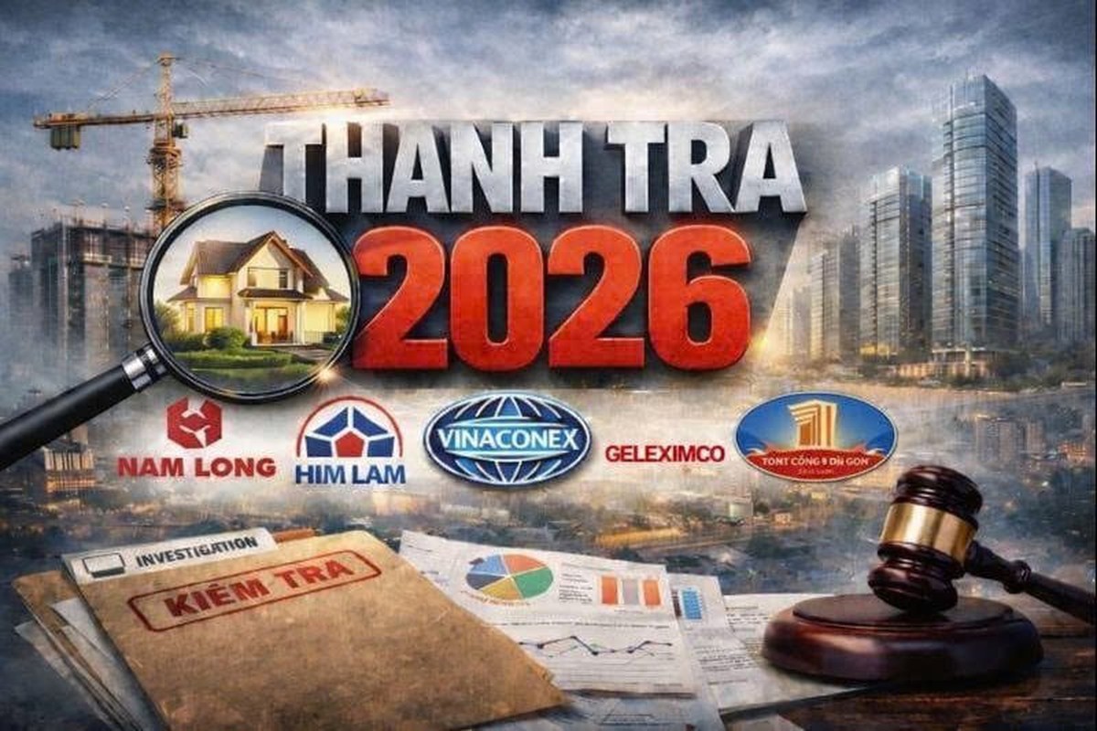 Nam Long, Him Lam, ResCo và loạt “ông lớn” địa ốc có tên trong kế hoạch thanh tra 2026