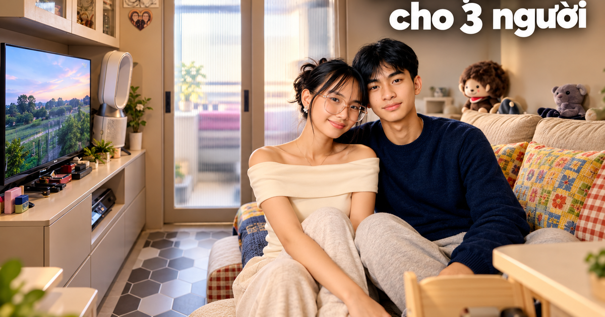 Cặp vợ chồng mới cưới mua căn hộ 26m²: Biến ban công thành phòng trẻ em, nhà nhỏ nhưng đủ chỗ cho gia đình 3 người
