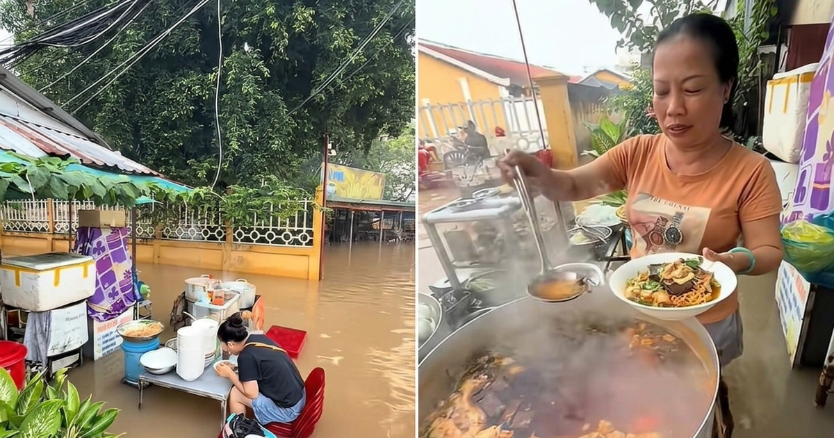 Quán bún riêu ngập nước Cần Thơ: Khách xắn quần, chồng ghế ngồi ăn, có người đi 30 km để thử