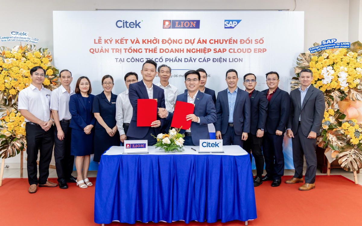 Dây cáp điện LION hợp tác Citek triển khai SAP Cloud ERP, nâng tầm quản trị