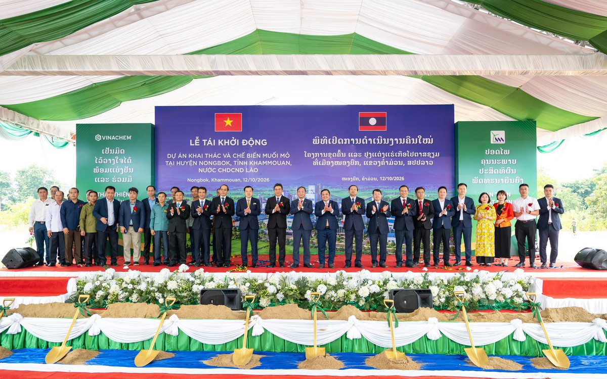 Vinachem tái khởi động dự án khai thác và chế biến muối mỏ 492 triệu USD tại Lào