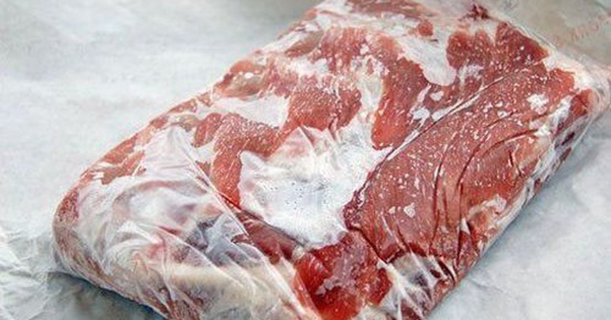 Lời khuyên đến các gia đình cấp đông thịt lợn trong tủ lạnh