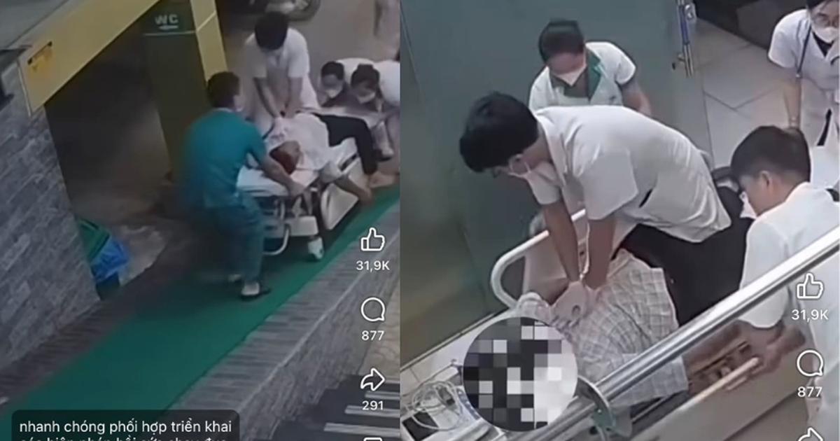 Bác sĩ trẻ lao lên băng ca ép tim cứu người đàn ông ngừng tuần hoàn viral mạng xã hội: Danh tính gây chú ý