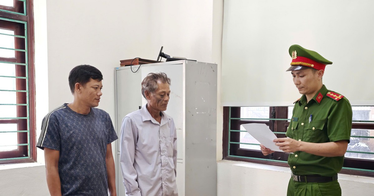 Ra quyết định khởi tố hai cha con Trần Xuân Trọng SN 1966