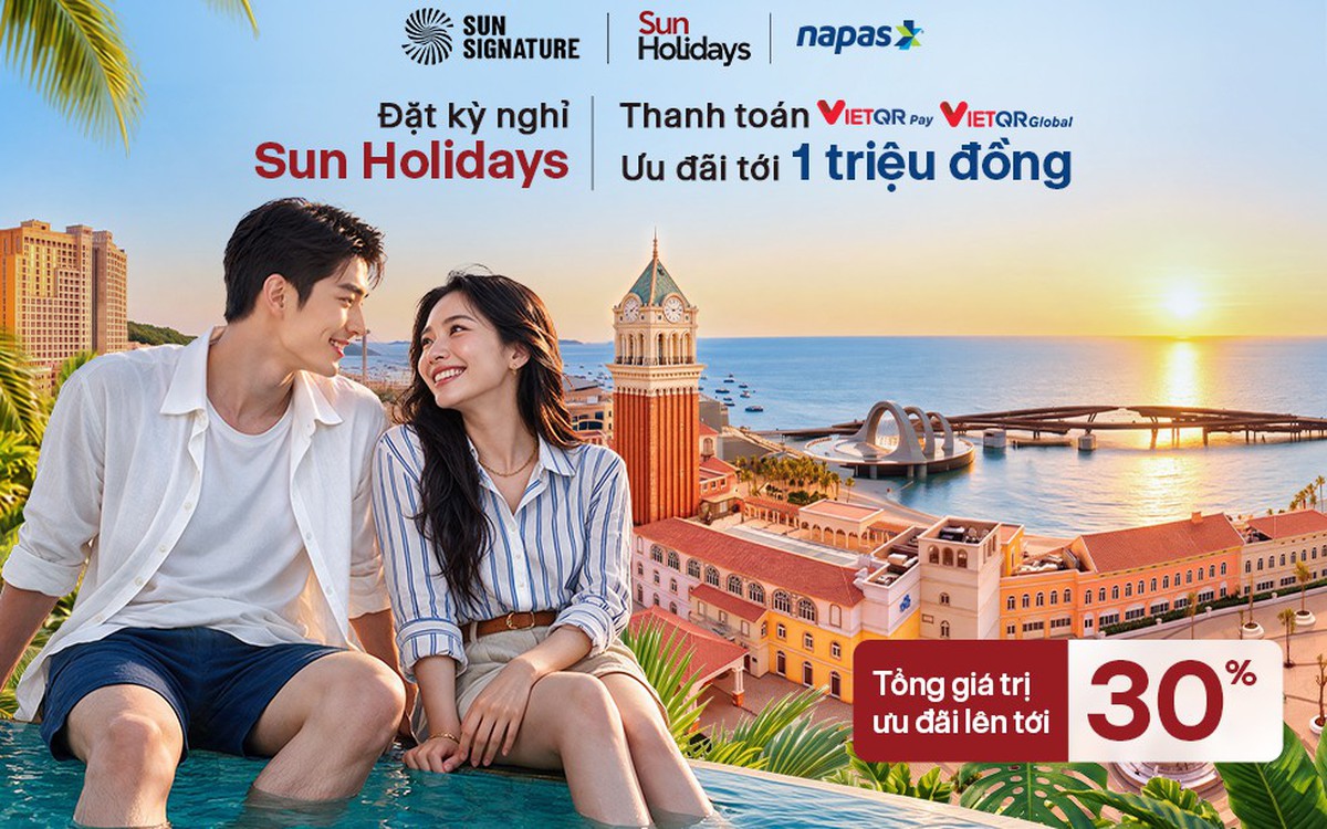 NAPAS – Sun Holidays: Đặt kỳ nghỉ, tặng 1 triệu đồng với VietQRPay - VietQRGlobal