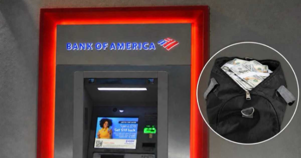 Phát hiện nhiều túi đựng hơn 3,3 tỷ đồng tiền mặt đặt trên nóc máy ATM