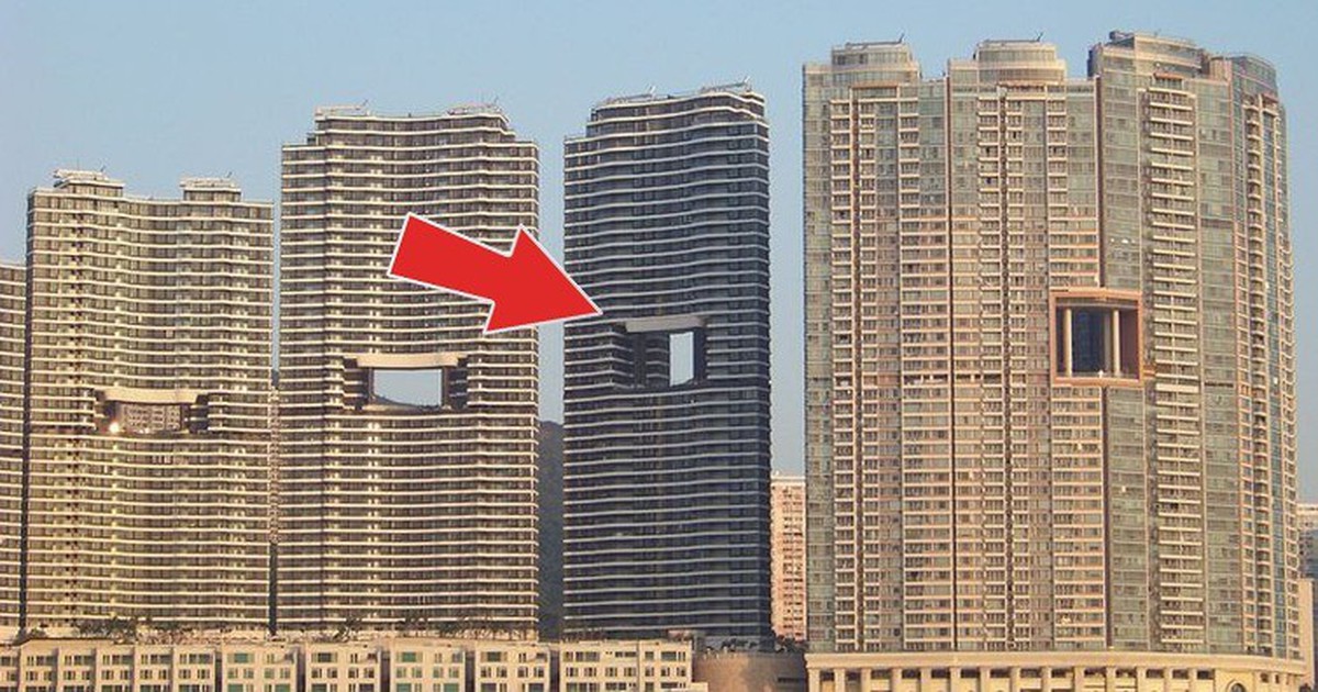 Tại sao các toà nhà ở Hong Kong luôn có lỗ thủng ở giữa?