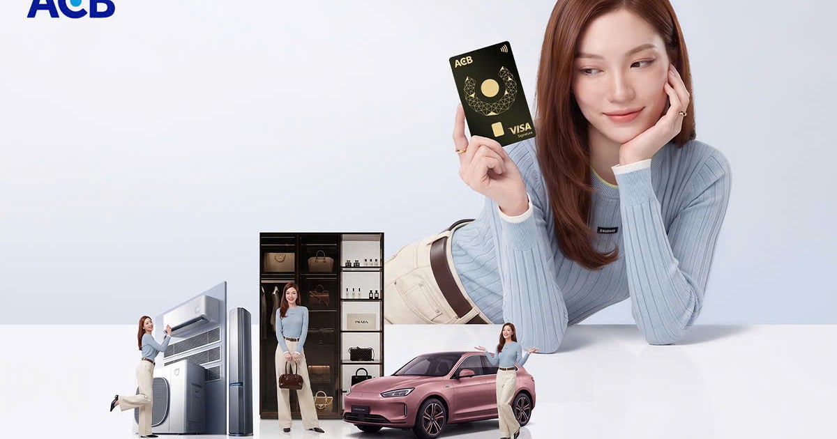 Chia nhỏ khoản chi lớn cùng thẻ ACB, nhận đến 200.000 điểm thưởng khi trả góp lần đầu