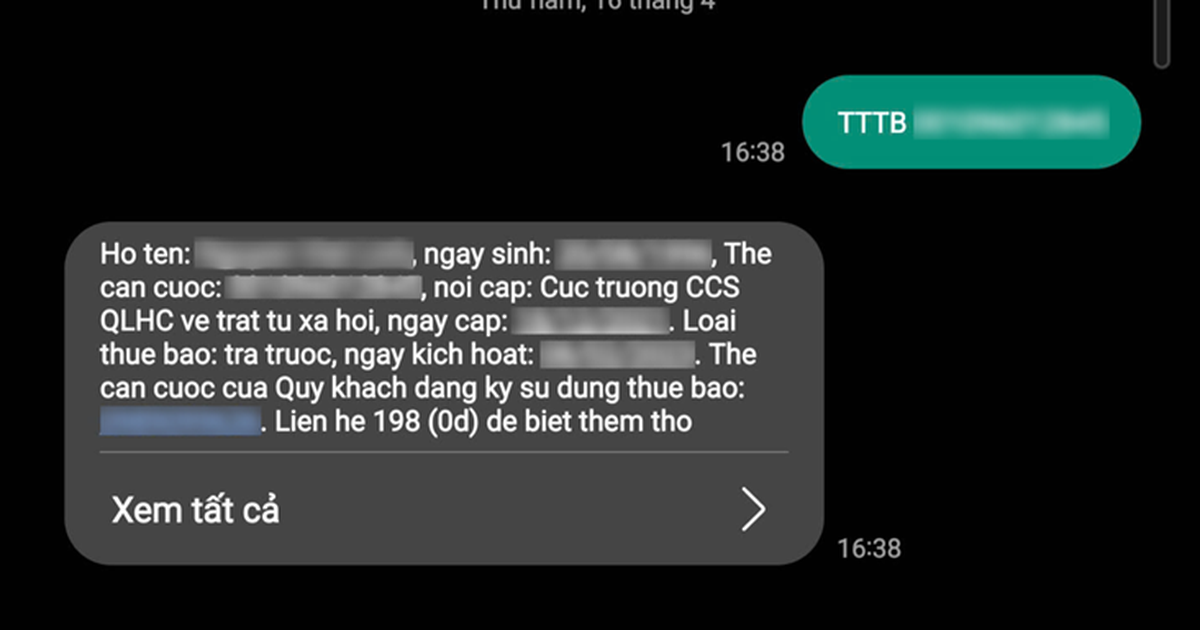 Công an thông báo đến toàn bộ người dân khi nhận được tin nhắn như sau