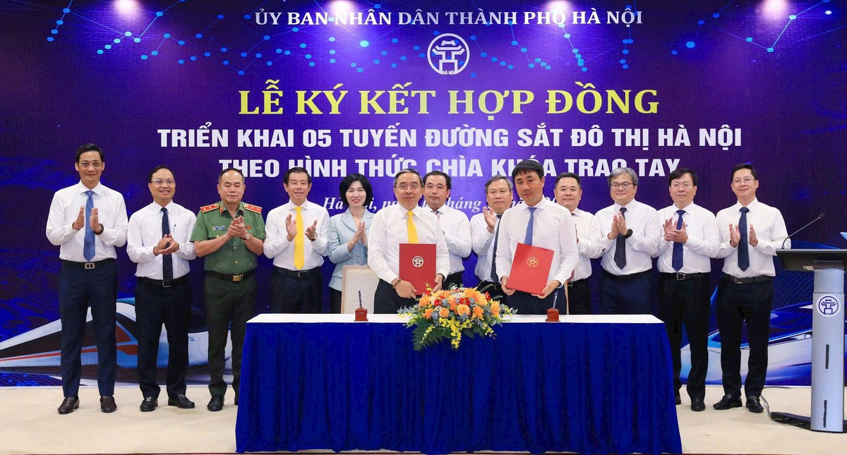 Vinhomes - SGC đầu tư gần 900.000 tỷ đồng xây dựng 5 tuyến Metro Hà Nội theo hình thức chìa khóa trao tay