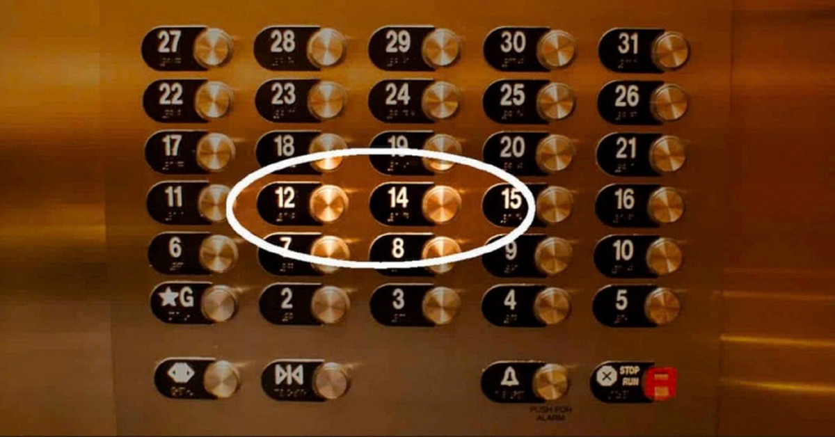 Vì sao thang máy chung cư không có tầng 13?