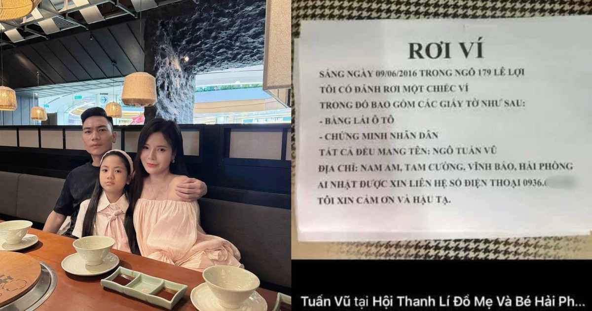Mất ví tiền có 20 triệu đồng, 10 năm sau người đàn ông ở Hải Phòng nhận tin bất ngờ