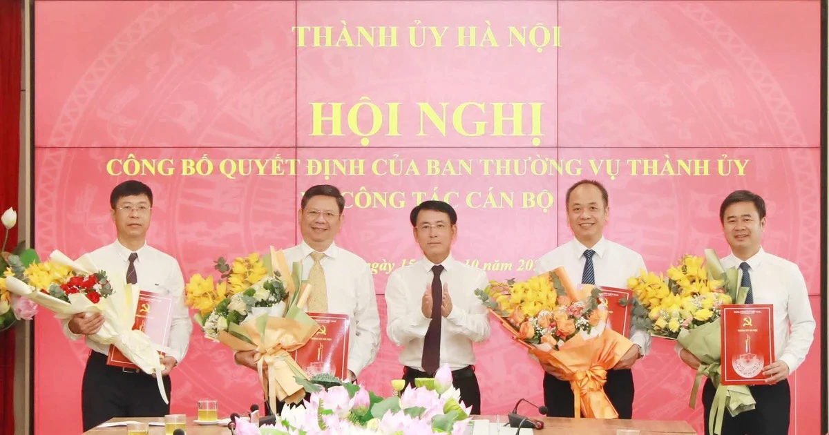 Điều động, chỉ định, bổ nhiệm nhân sự ở Hà Nội và 2 tỉnh, thành