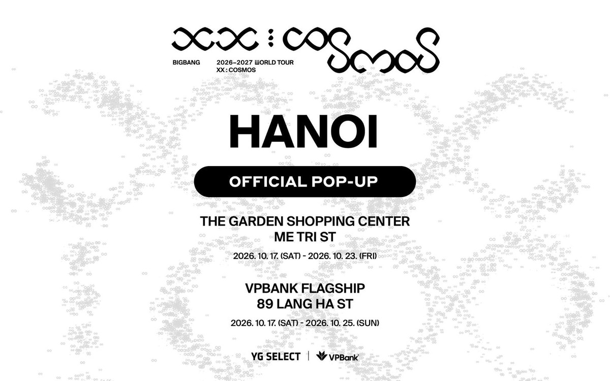 VPBank đưa Official Pop-up BIGBANG 2026-2027 WORLD TOUR đến Hà Nội trước hai đêm Mỹ Đình