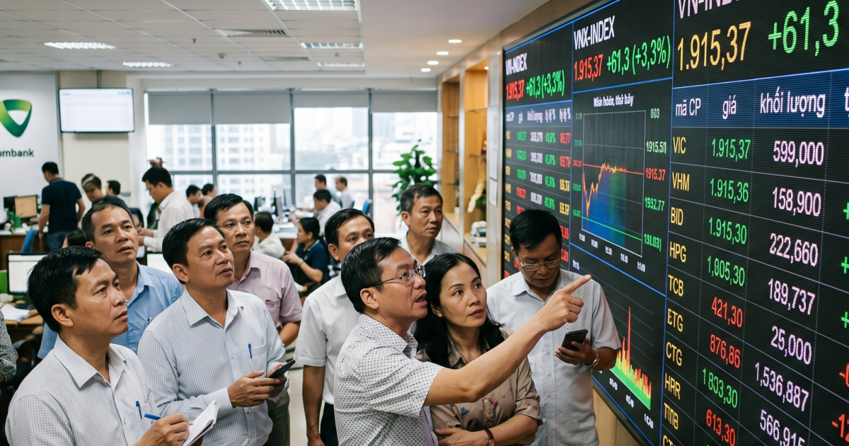 Dự báo VN-Index chạm 1.940 điểm năm 2027: Nhà đầu tư trước bài toán định giá mới