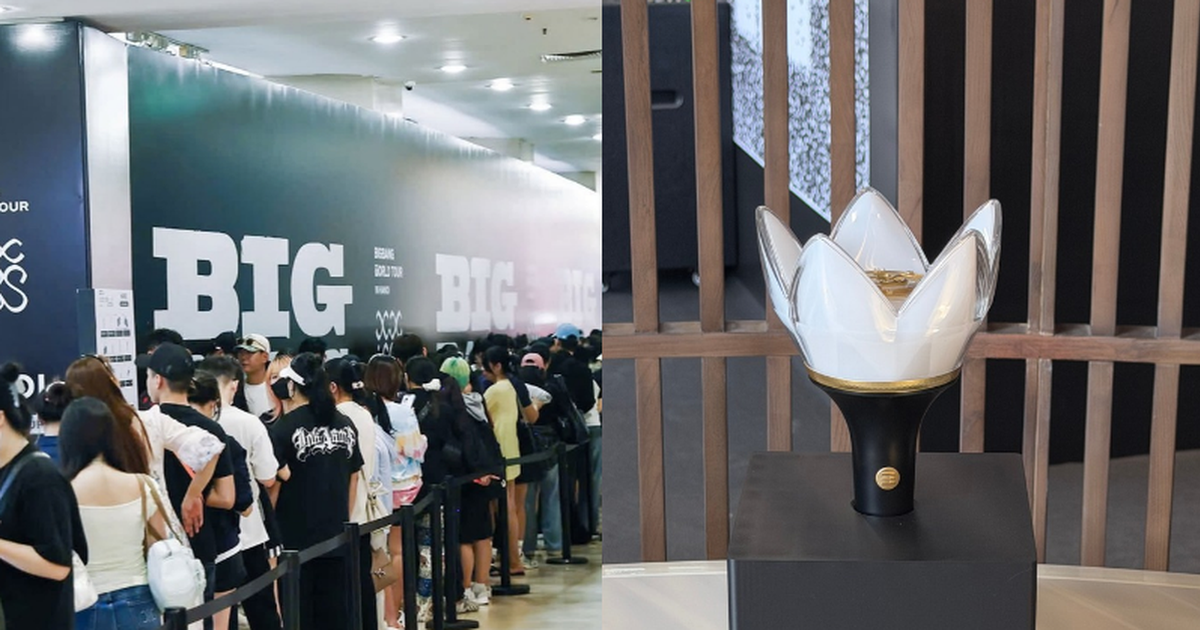 Bên trong pop-up store BIGBANG hot nhất lúc này tại Hà Nội: V.I.P xếp hàng dài cả cây số, lightstick 20 năm lung linh cỡ này