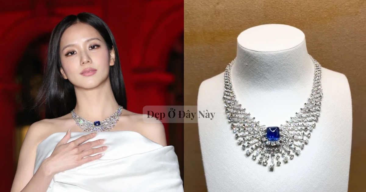 Chiếc vòng thách thức mọi nghệ nhân của Jisoo: Viên sapphire 41 carat đẹp đến nghẹt thở