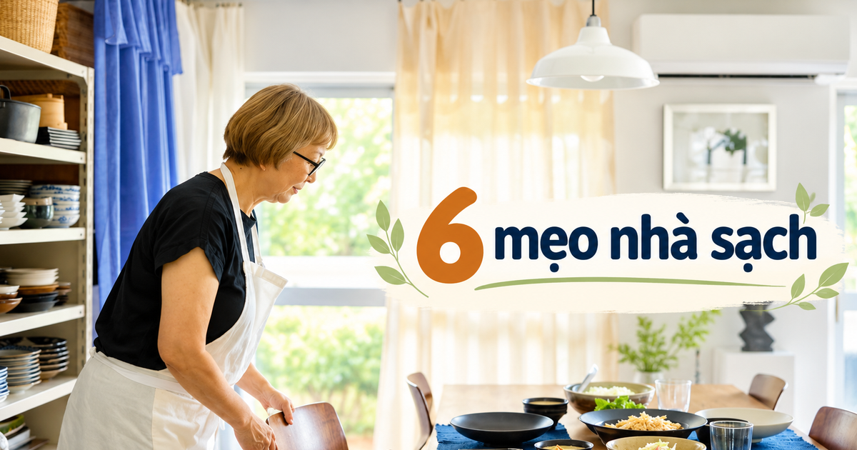 Nghỉ hưu mới nhận ra dọn nhà không cần chăm chỉ: 6 mẹo giúp phụ nữ 60 tuổi giữ nhà sạch mà mỗi ngày chưa đến 1 giờ