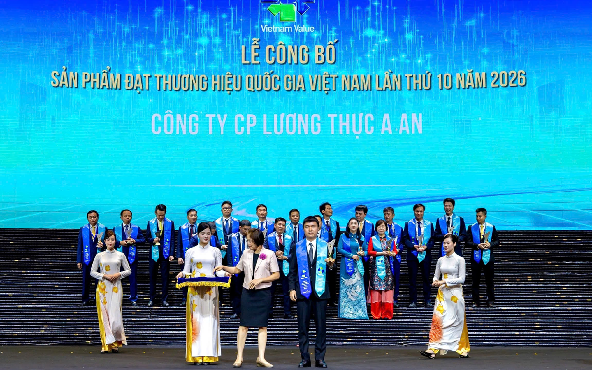 Gạo Aan lần thứ 3 liên tiếp đạt thương hiệu quốc gia Việt Nam