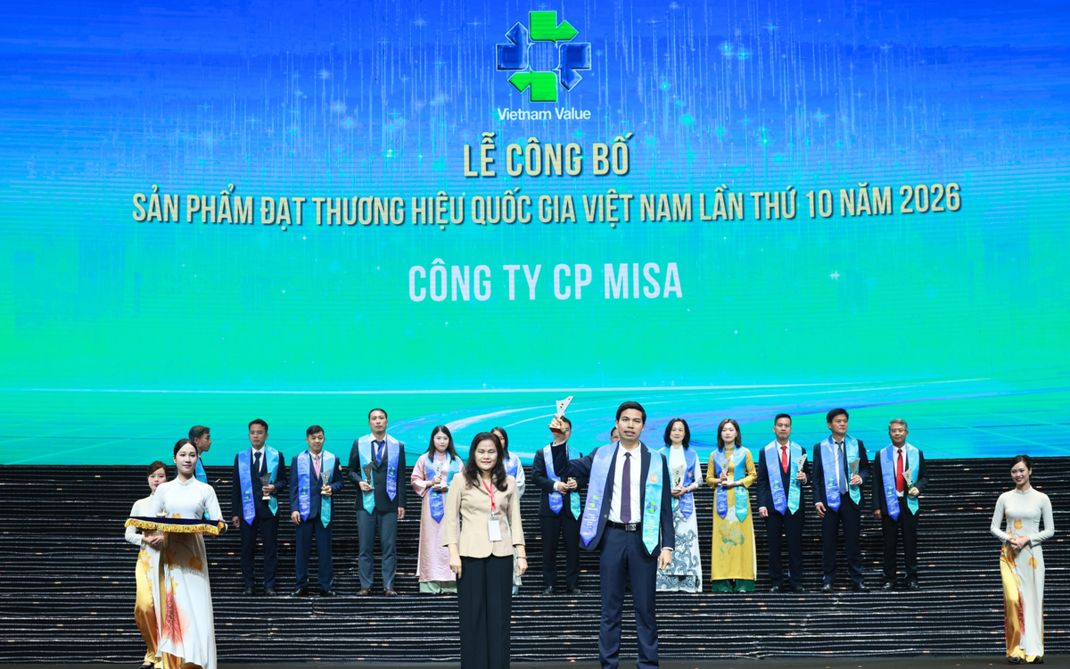 Bảo chứng công nghệ Việt: Hai nền tảng số MISA đạt Thương hiệu Quốc gia 2026