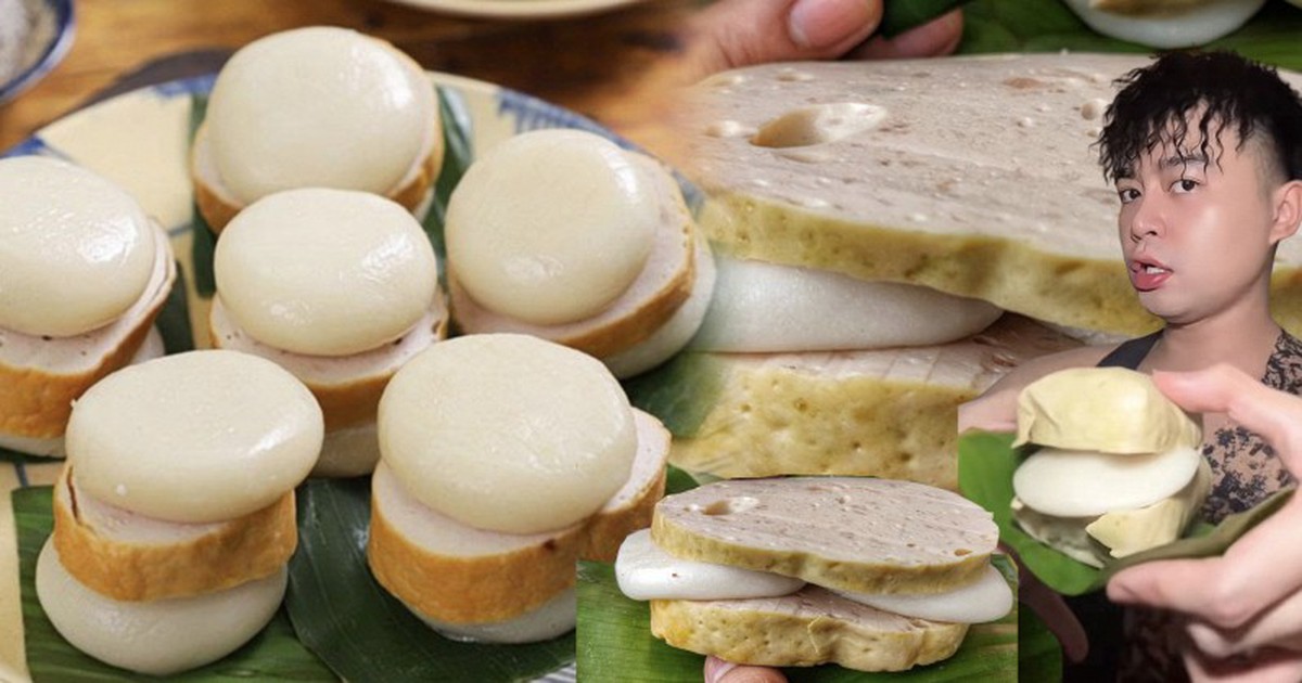 “Con cháu vua Hùng phải ăn bánh dày kẹp chả cỡ này”: Món quà sáng bình dân bỗng được săn lùng nhờ cục chả to như viên gạch