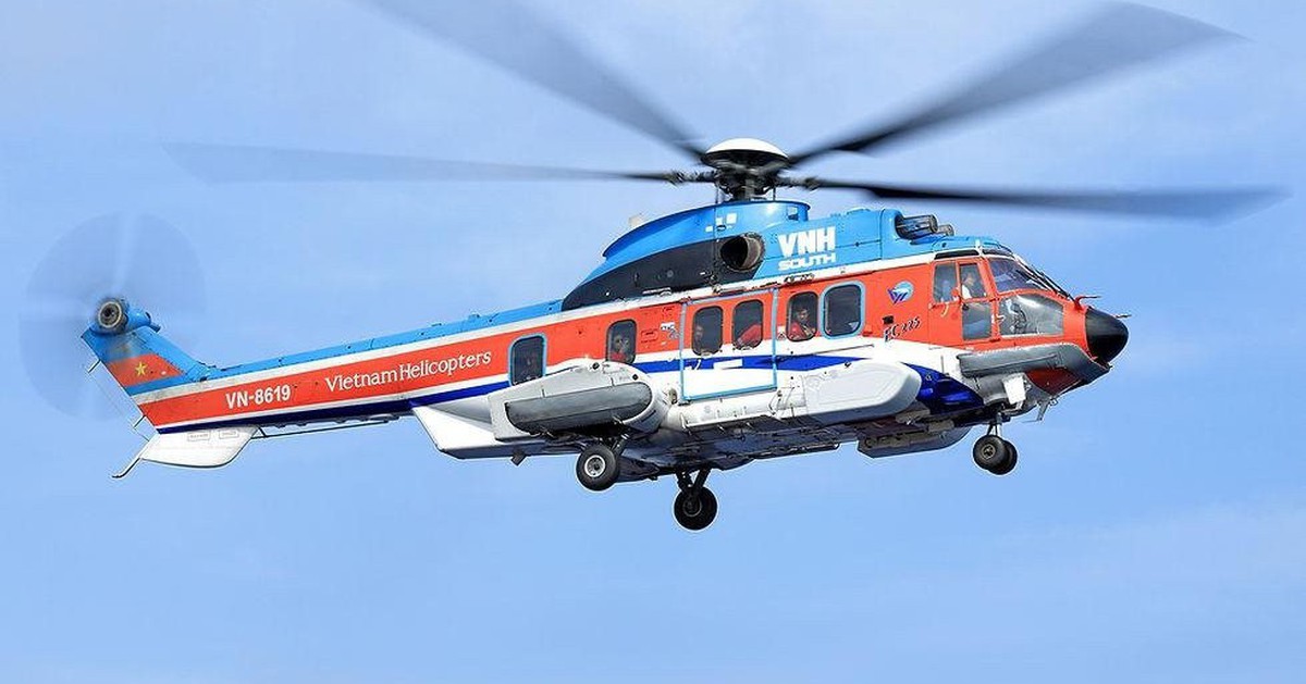Trực thăng 11 tấn của Việt Nam bay gần 370 km ra biển làm nhiệm vụ đặc biệt: 2 động cơ tổng công suất hơn 4.200 mã lực, 9 lá cánh quạt, tốc độ hơn 260 km/h