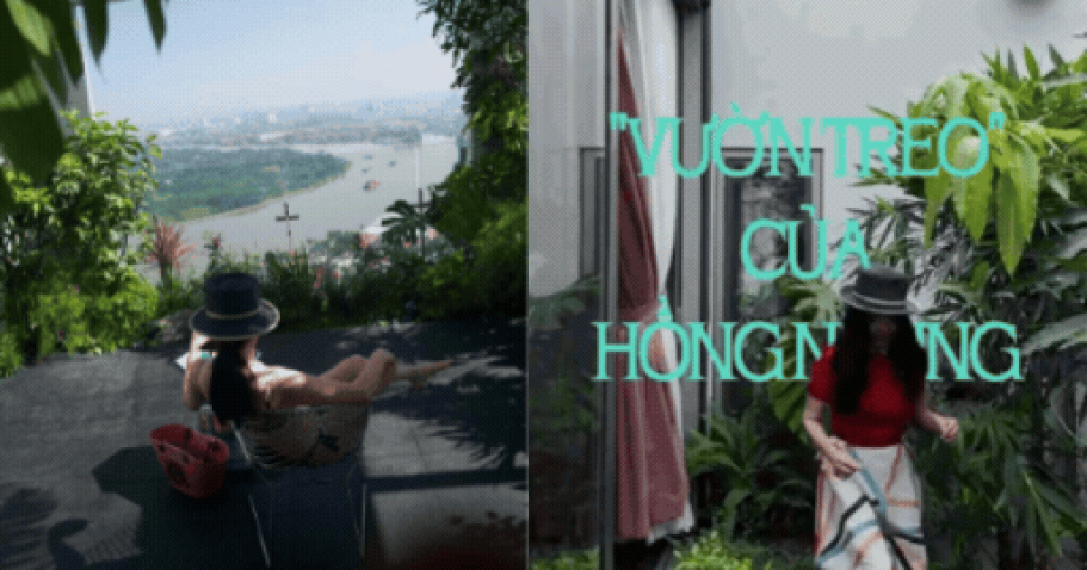 "Vườn treo" trong penthouse 650m² của diva Hồng Nhung