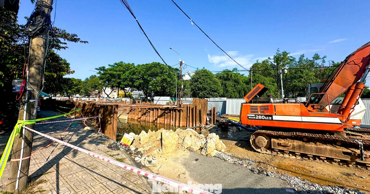 Cận cảnh công trường dự án 130 tỷ đồng chậm tiến độ ở Đà Nẵng
