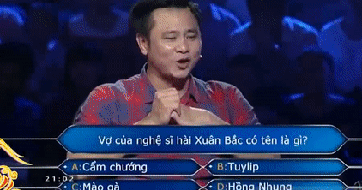 “Vợ của nghệ sĩ hài Xuân Bắc tên gì?”: Câu hỏi trị giá 2 triệu đồng tại Ai Là Triệu Phú