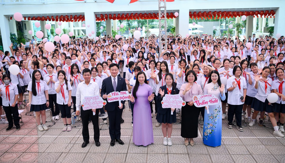 Một chương trình giáo dục sức khoẻ tuổi dậy thì sắp được triển khai tại hơn 180 điểm trường, hướng tới 120.000 nữ sinh