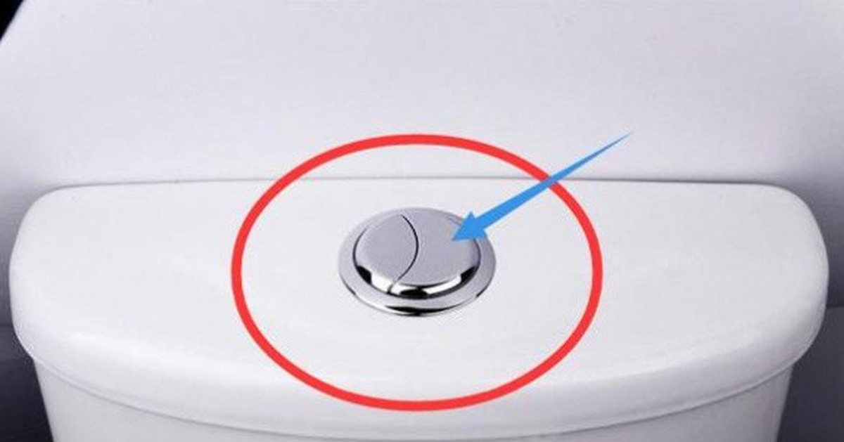 Tại sao có đến 2 nút xả trên bồn cầu