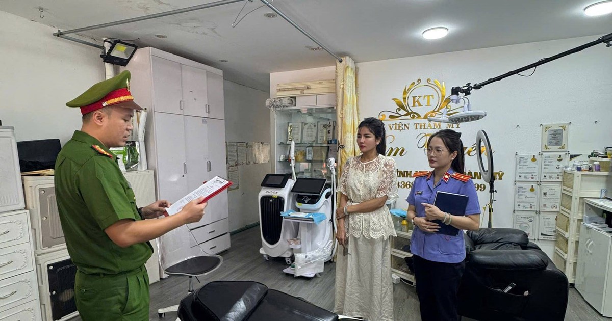 Quyết định khởi tố bà chủ hộ kinh doanh thẩm mỹ Kim Tuyến