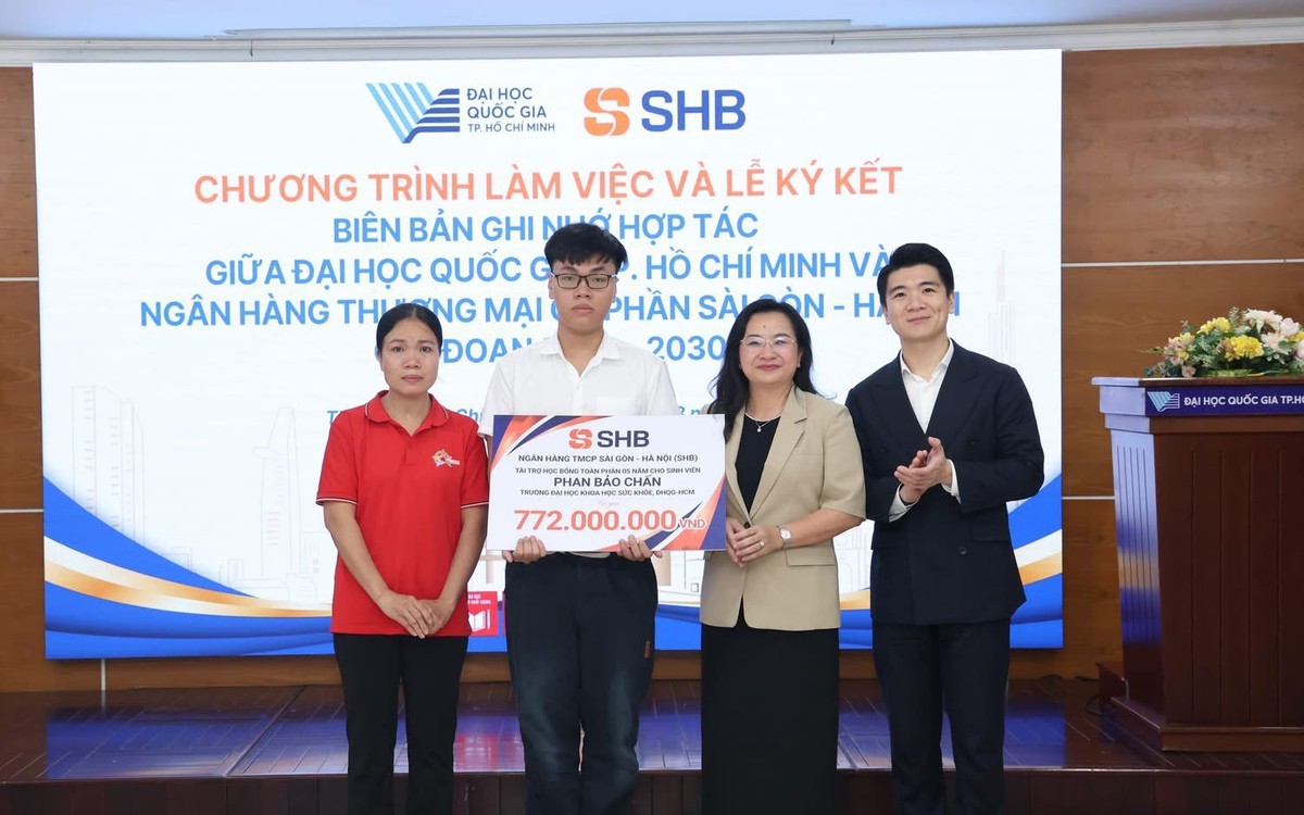 Một lá thư, một ước mơ và hành trình SHB nâng bước đến trường