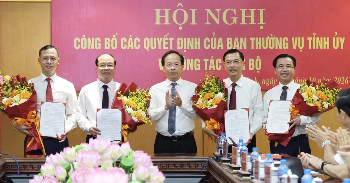 Điều động, luân chuyển, bổ nhiệm nhiều cán bộ chủ chốt ở Hà Tĩnh