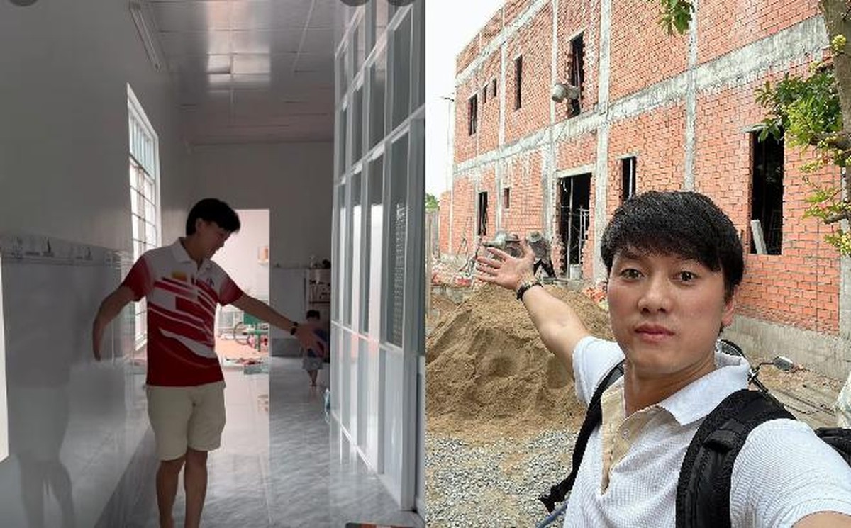 Nam nghệ sĩ quê Long An xây nhà cho anh trai sau khi tặng nhà 10 phòng ngủ cho cha mẹ