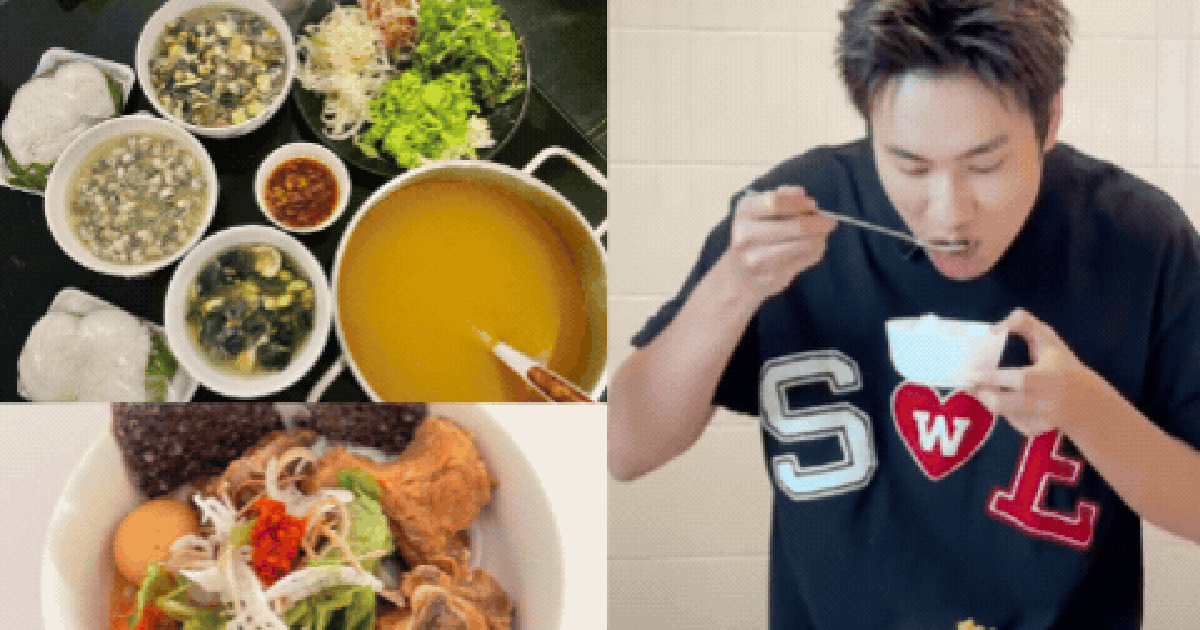 Mâm cơm nhà của Kiều Minh Tuấn
