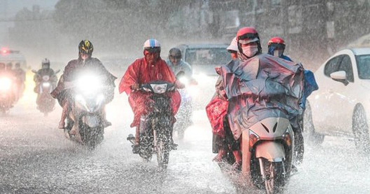 Chỉ ít giờ tới, Hà Nội có thể mưa dông, mưa đá