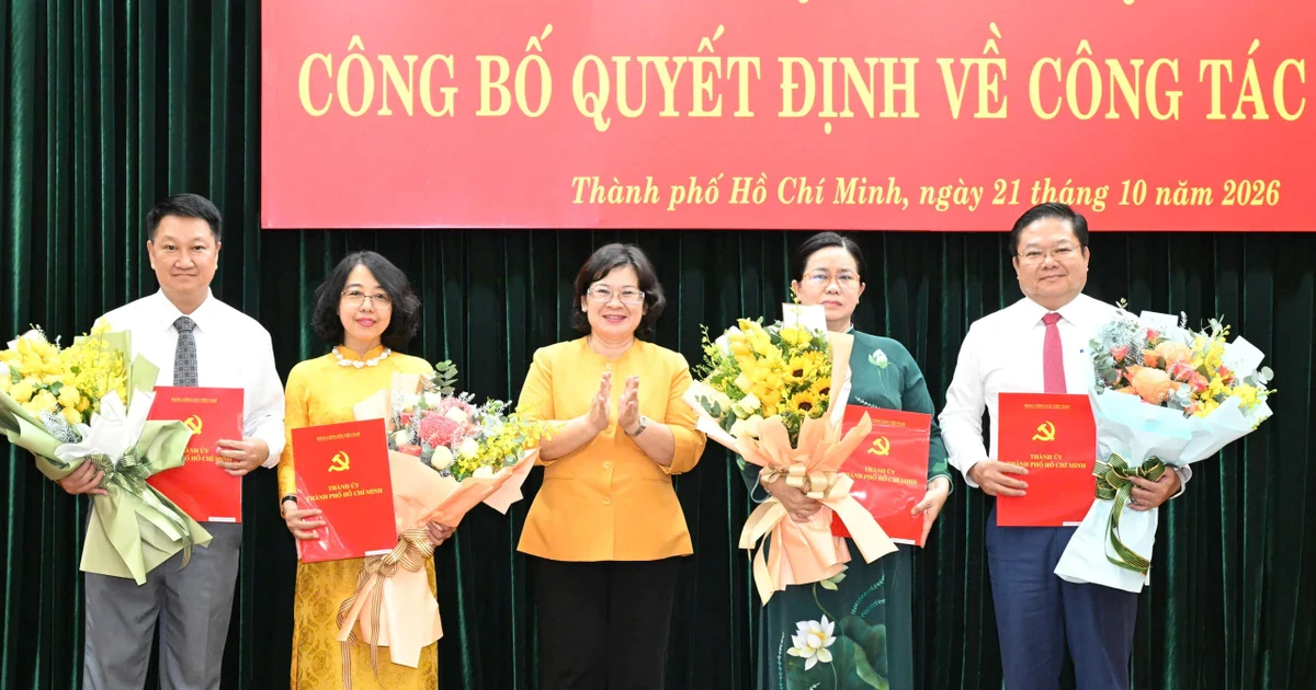 Thành ủy TPHCM điều động, chỉ định cán bộ chủ chốt
