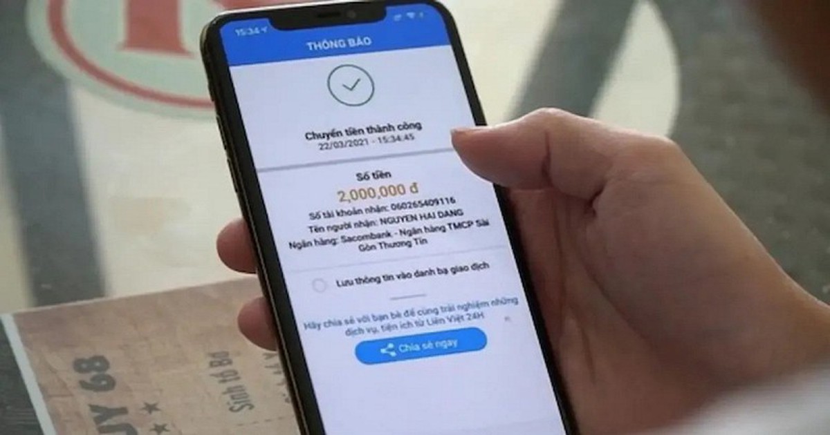 Công an sẽ điều tra khi phát hiện tài khoản ngân hàng có giao dịch nhận tiền, chuyển tiền như sau