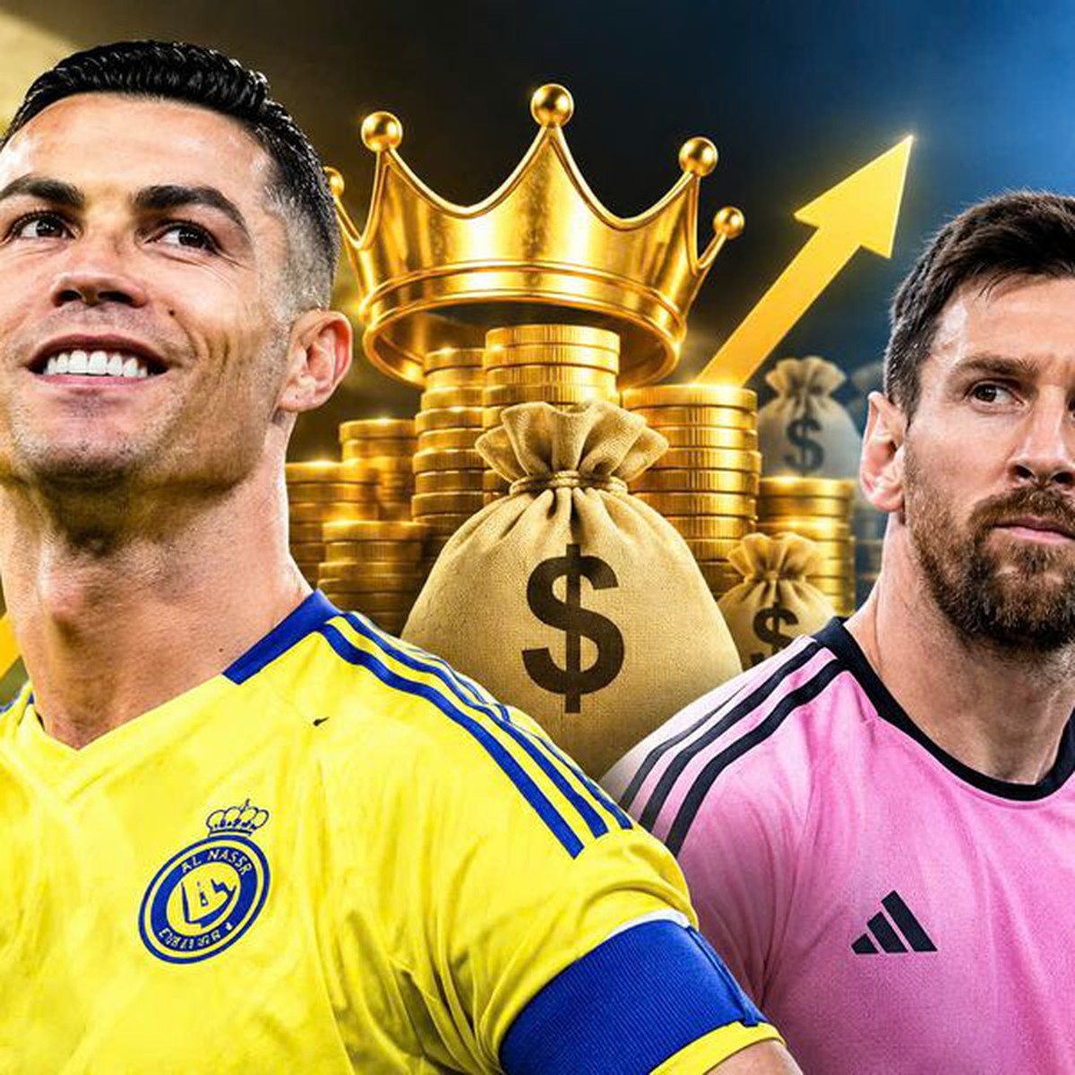 Ronaldo thắng áp đảo Messi trong cuộc đua kiếm tiền, dẫn đầu danh sách của Forbes