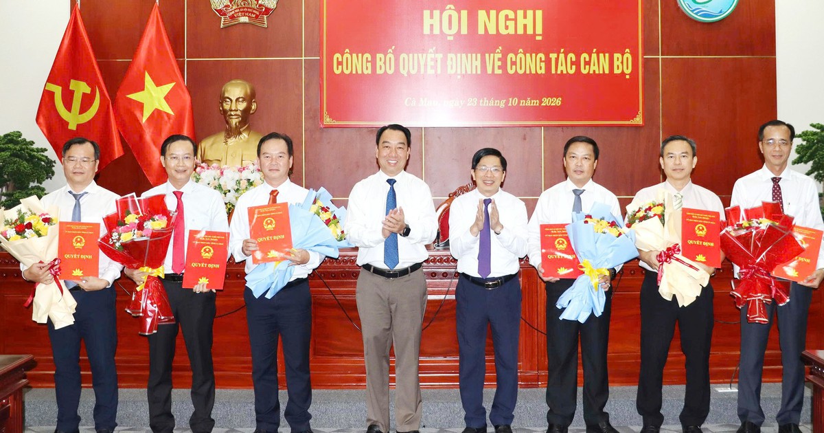 Cà Mau luân chuyển, bổ nhiệm nhiều lãnh đạo sở