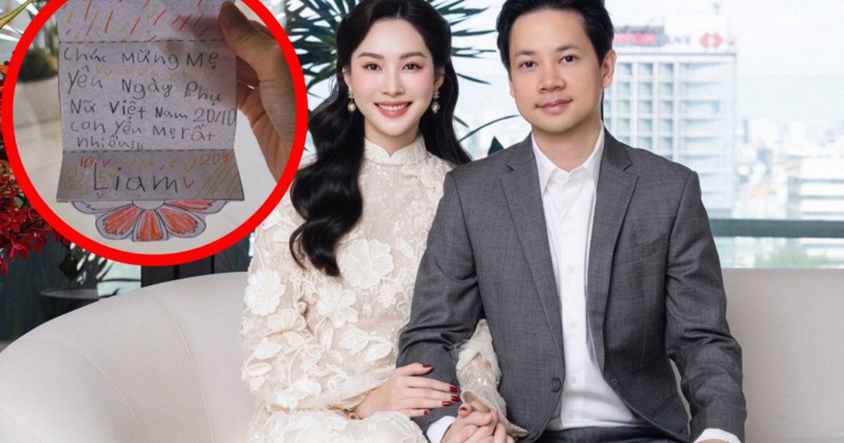 Bức thư của con trai Tổng giám đốc Trung Thủy Group được hoa hậu Đặng Thu Thảo chia sẻ