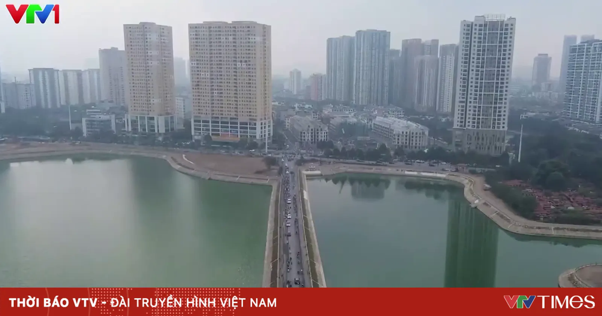 Hà Nội: Hồ điều hòa Đồng Bông 2 cơ bản hoàn thành nhưng vẫn vắng bóng cây xanh