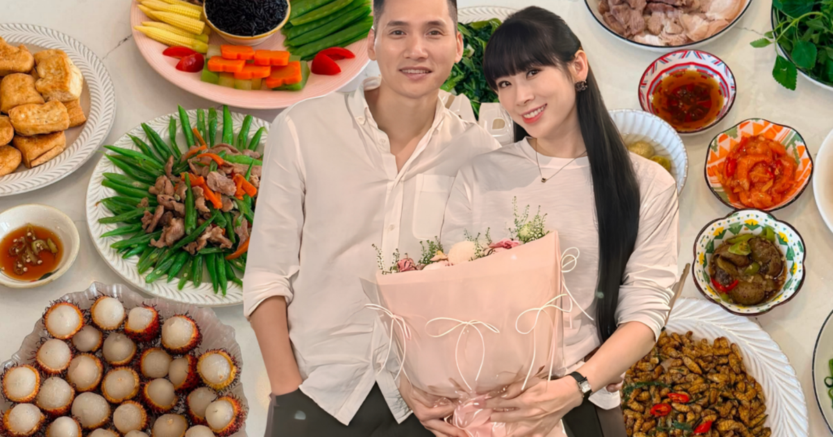 Mâm cơm nhà của Phó Giám đốc làm MC Ai Là Triệu Phú và cô đồng nghiệp