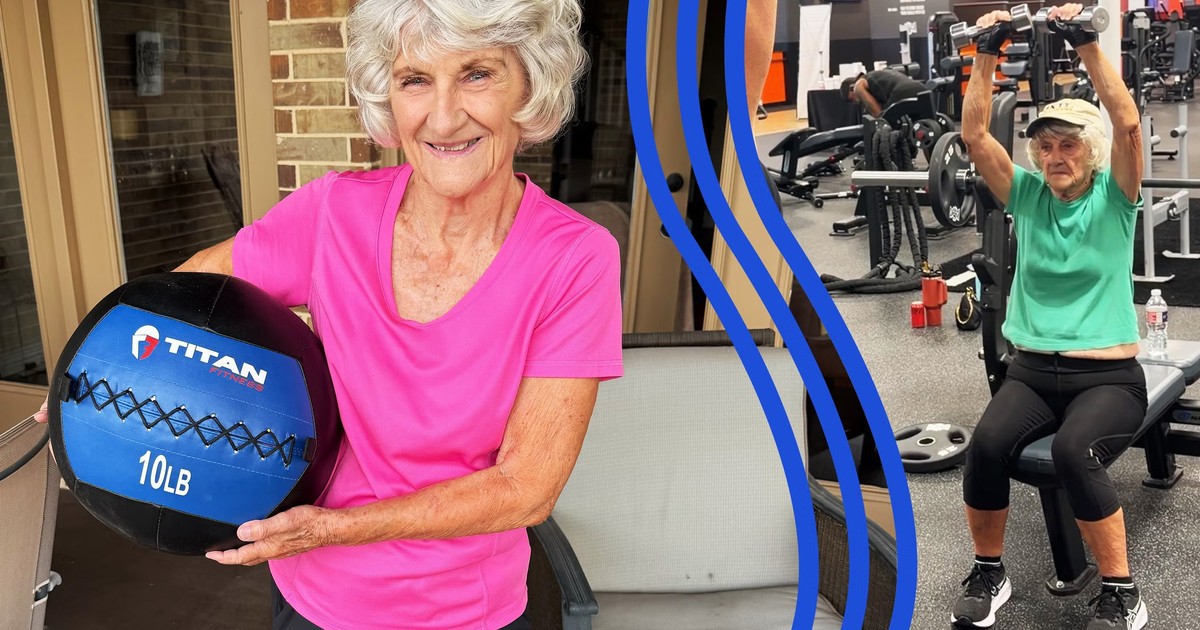 Cụ bà 90 tuổi tập gym để vơi nỗi buồn sau khi chồng qua đời
