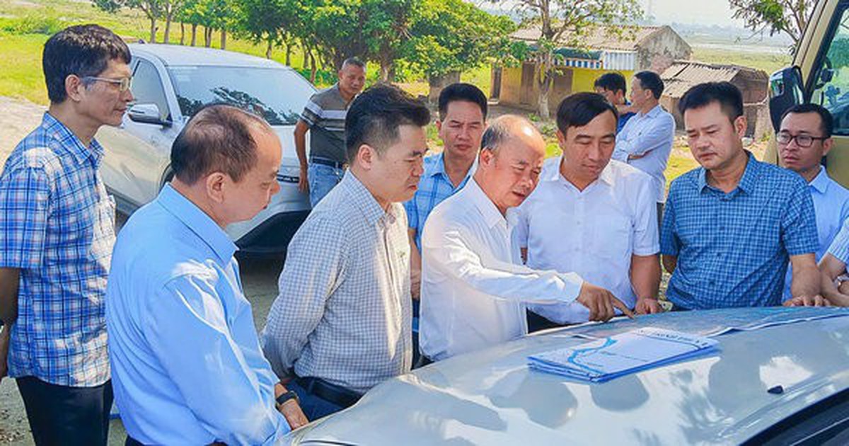 Chủ động xây dựng phương án khắc phục ngập úng ven sông Tích